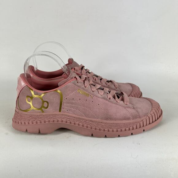 PUMA x Hello Kitty Utility Sneakers Womens 10 Pink Logo Athletic Shoes 372974-01 - Picture 2 of 12